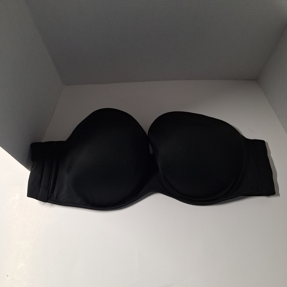 Cacique Black Strapless Bra